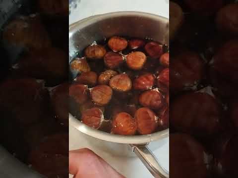 Das musst Du wissen, wenn Du Maronen oder Esskastanien richtig zubereiten möchtest #shorts #kochen