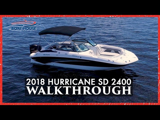 Hurricane Boats: A Walkthrough on the 2018 2400 Deck Boat!