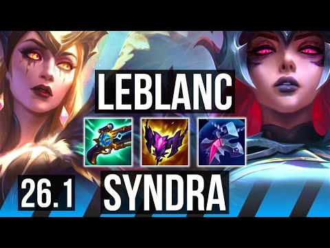 LEBLANC vs SYNDRA (MID) | 43K damage | EUNE Master | 26.1