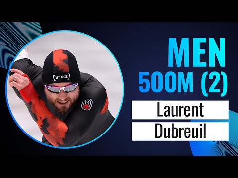 Laurent DUBREUIL (CAN) | Winner | 500m Men (2) | Tomaszów Mazowiecki 2023 | #SpeedSkating