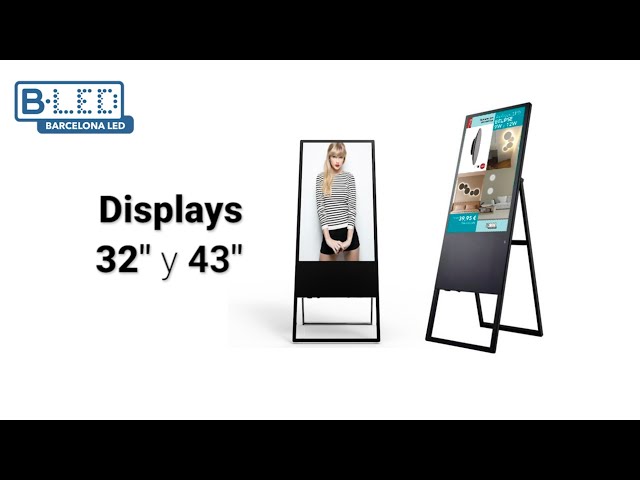 Vídeo relacionado con YCKJNB 49" Tótem Digital Publicitario, 450 Nits Comercial FHD LCD Pantalla Publicitaria Vertical, Pantalla para Publicidad con WiFi/HDMI/USB, Android OS, Ideal para Retail, Hostelería y Restaurantes