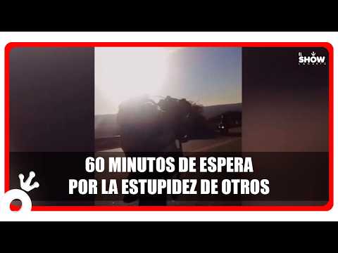 Un grupo de inconscientes detuvo el tránsito en el Camino del Cuadrado para hacer un reto viral