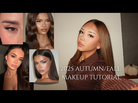AUTUMN/FALL MAKEUP TUTORIAL 2025!!! 🍂 *in depth*