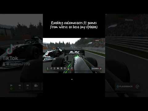 Ranking F1 games worst to best #ytshorts #formula1