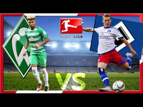 SV WERDER BREMEN vs HAMBURGER SV 2:1 Bundesliga 16.04.2017