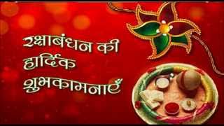Happy Raksha Bandhan (Rakhi) Greetings in Hindi, SMS, Whatsapp message from Sister to brother