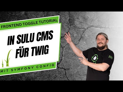 Frontend Toggle Tutorial in Sulu CMS für Twig mit Symfony Config
