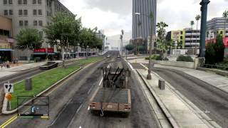 GTA V GAMEPLAY - TOW TRUCK MISSION