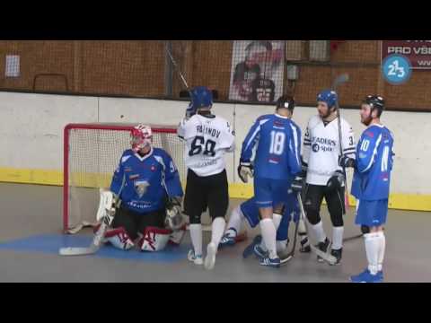 Hokejbalová extraliga: Leaders Ružinov s Imperial Vitamins Martin - highlights