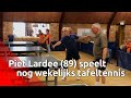Piet Lardee (89) tafeltennist nog elke week