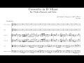 Concerto for Viola d'amore and Lute in D minor RV 540 By Antonio Vivaldi (with Score)