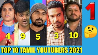 Top 10 Tamil YouTube Channels 2021 |  High Earning Tamil YouTubers | With Proof | Tamil Youtubers