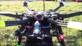 DJI S800 Hexacopter crash /  coming home funktion / Motorausfall / Engine failure / Absturz