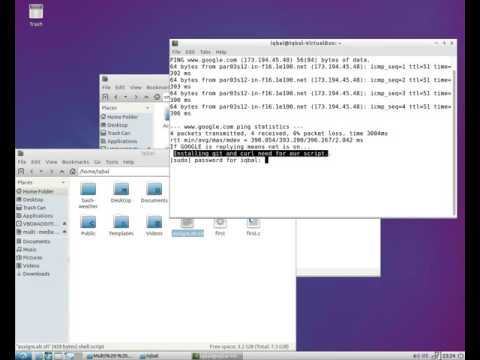 Shell Script Using Git And Curl On Linux