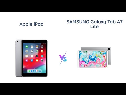 iPad (2018) vs Samsung Galaxy Tab A7 Lite