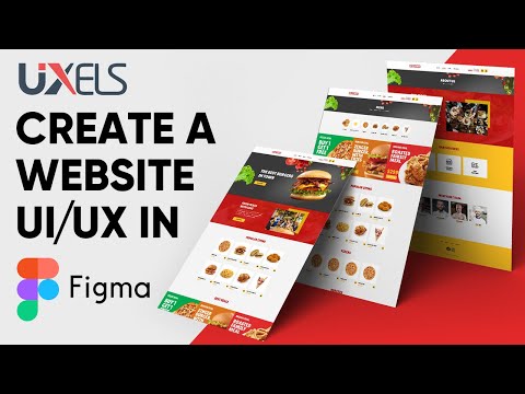 CREATE A WEBSITE UI/UX IN FIGMA