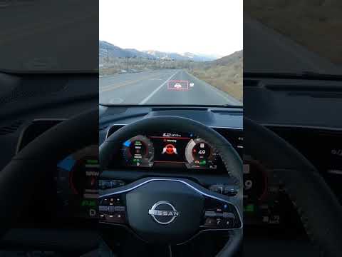 Nissan calls this, “Pro Pilot” what do you think? Is this Pro? #nissan #ariya #shorts #propilot