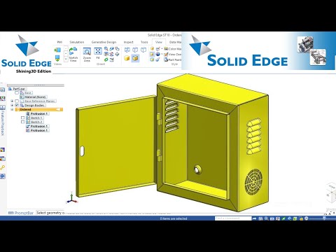 Solid edge tutorial I Sheet metal 2d drawing l Quick learning l Solid edge sheet metal tutorial