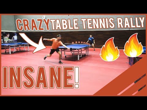 Unbelievable Table Tennis Rally Between Maze And Pitchford! 😱