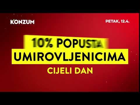Popust za umirovljenike 12.4.2019.