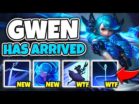 GWEN IS OUT AND HER KIT IS 100% AMAZING! NEW CHAMPION GWEN GAMEPLAY - League of Legends