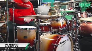 Video thumbnail for Canopus R.F.M. 12/14/20 Drum Set (Made in Japan) by West Coast Drum Shop