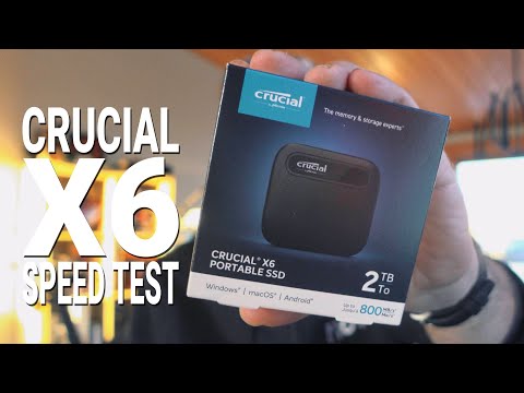Crucial X6 2TB External SSD Speed Test: How Fast is It?