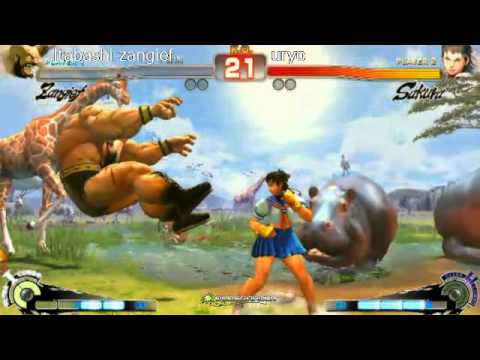 SSF4 AE: Itabashi (Zangief) vs Uryo (Sakura) - Godsgarden 4