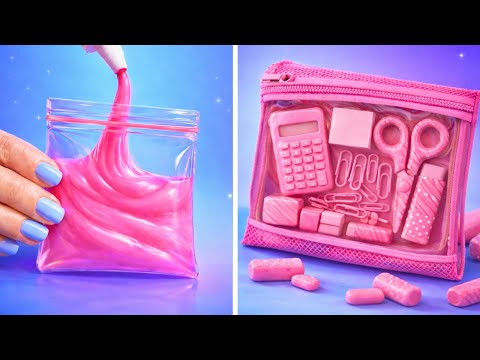 TEACHER VS. DIY SUPPLIES! 👩‍🏫✨ Crafting The Coolest School Supplies Ever by 123 GO! Galaxy
