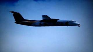 preview picture of video 'Mt. Taranaki FSX Flyby in a LIAT Dash 8'