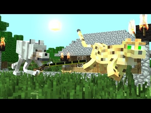 Ravbug - The Adventures of the Wolf and the Ocelot (Minecraft Animation)