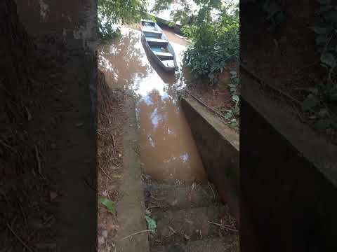 Rio Cuiabá está muito cheio em Rosario oeste