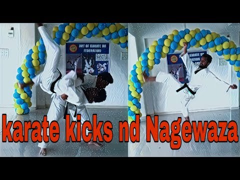 Karate kicks nd Nagewaza ..👊
