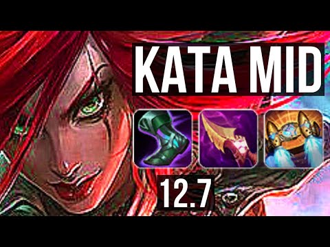 KATA vs ZIGGS (MID) | 4.2M mastery, 12/1/5, Rank 7 Kata, Legendary | BR Challenger | 12.7