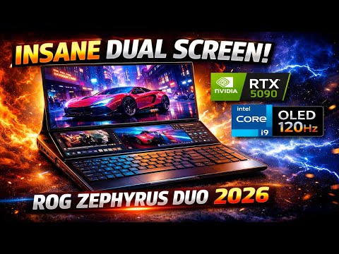INSANE Dual-Screen Gaming Laptop! 🤯 ROG Zephyrus Duo 2026 Explained