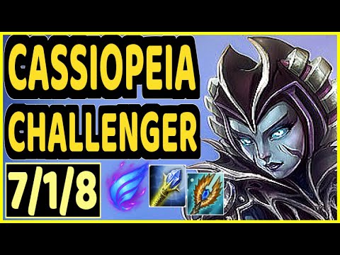 XICO (CASSIOPEIA) - 7/1/8 KDA CHALLENGER GAMEPLAY - EUW