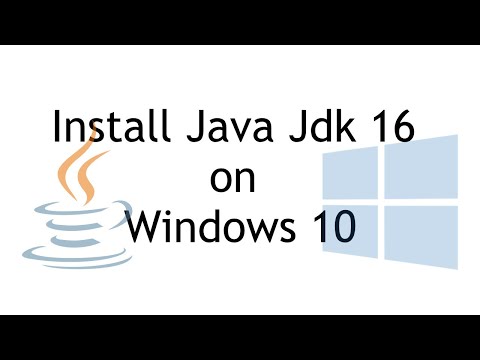 How to Install Java JDK 16 on windows 10
