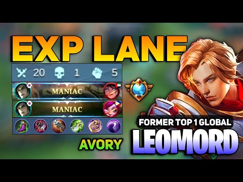 Beast Mode Avory Leomord Offlane Gameplay [ Top Global Leomord Best Build ] Avory - Mobile Legends