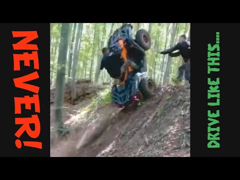 THE WORST WAY U CAN DRIVE ATV. 😱❌ CRASH/ROLLOVER/FAIL 2023