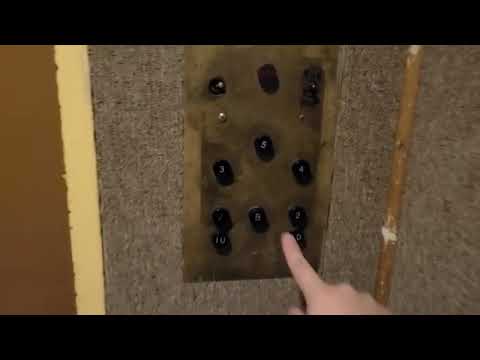 Vintage OTIS Traction Swing-Door Service Elevator in Cleveland, OH.