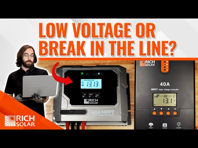 How Your MPPT Charge Controllers React to Low Voltage
