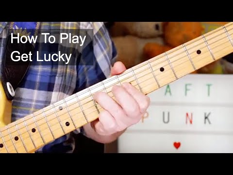 'Get Lucky' Daft Punk & Nile Rodgers Gutar Lesson