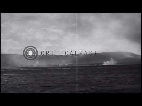 US Marines battle Japanese troops to capture Saipan, Mariana Islands during World...HD Stock Footage