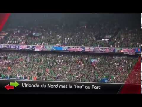 England Fans Chant Vardy's on Fire