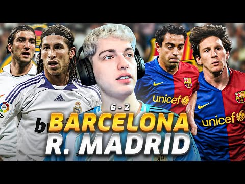 DAVOO XENEIZE REACCIONA AL REAL MADRID 2 BARCELONA 6 - LA LIGA 2008/09