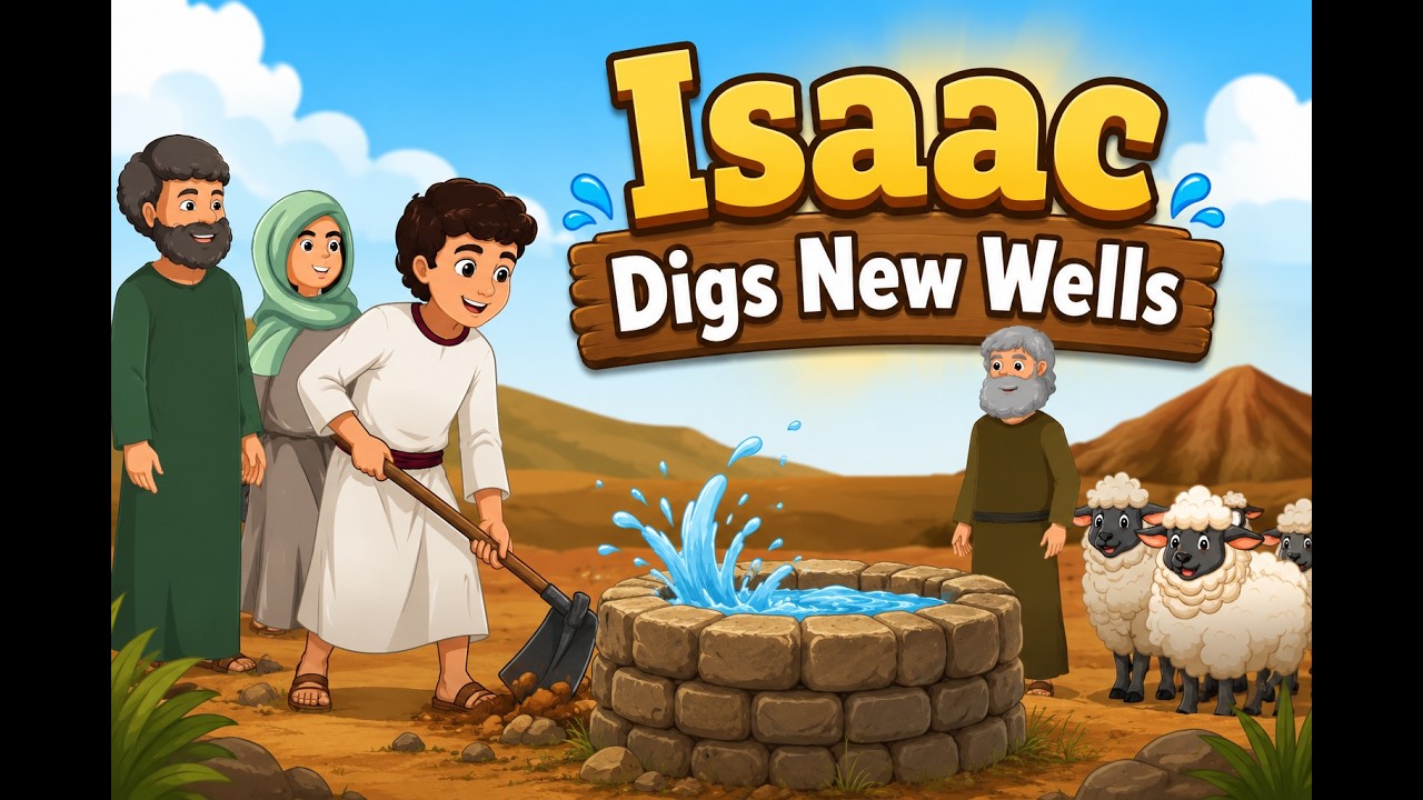 Isaac’s Wells of Peace: A Lessons on Patience and Trusting God | 60-Sec Kids Bible Story Animation