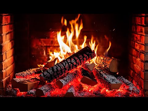 Fireplace ASMR 🔥 Crackling Fire Sounds for Deep Sleep