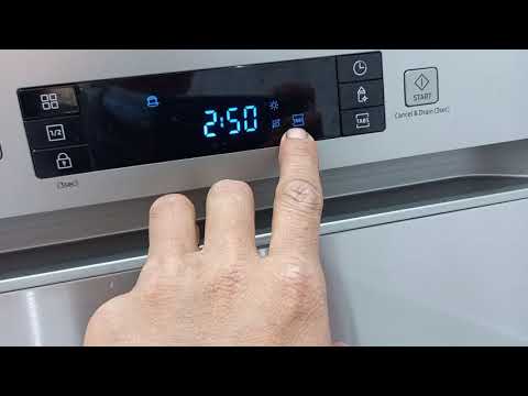 samsung dishwasher setup,control panel locked disable enable safety lock