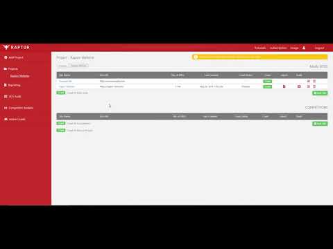 How to Crawl All Main Sites Within Raptor's Web Crawler