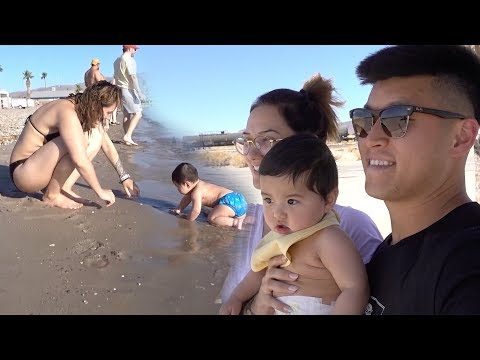 Taika's first time at the beach! Finally On The Road!!!